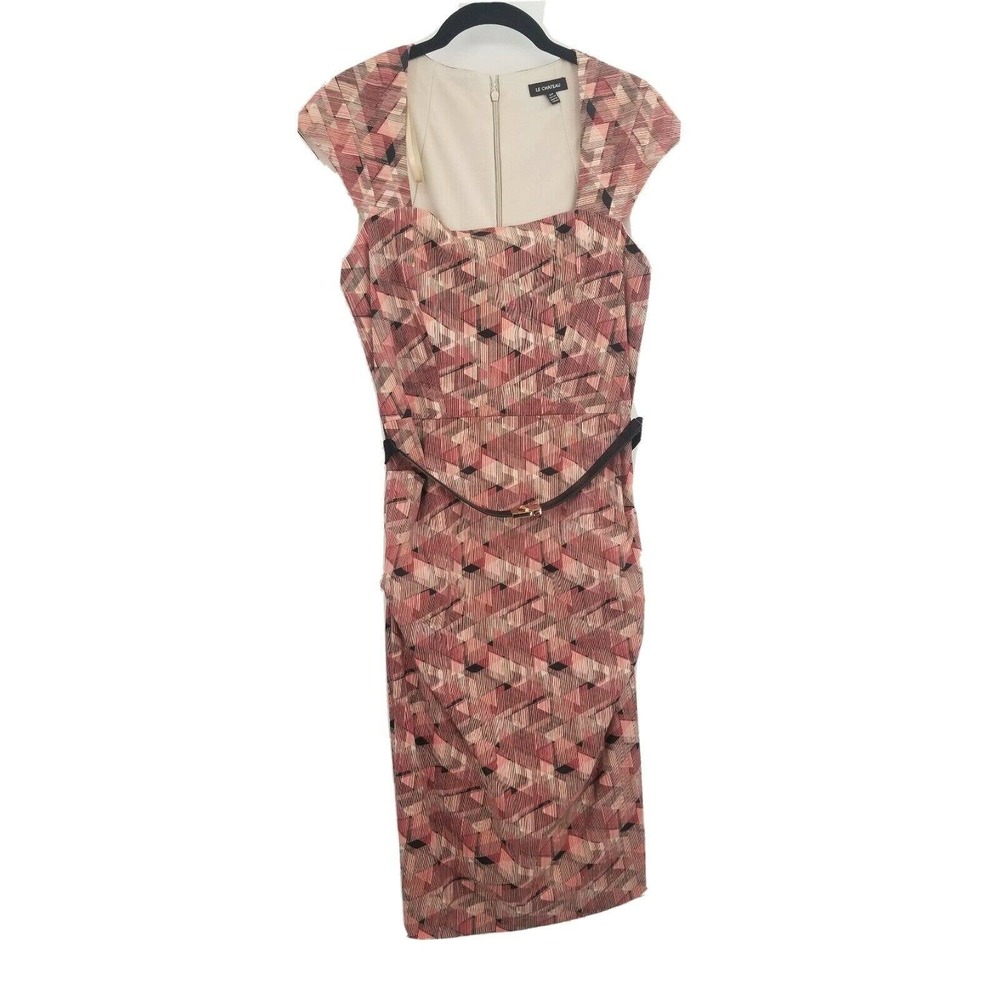 Le Chateau Sheath Drees Ruched Belted Business